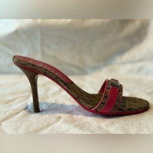 Christian Dior Hot Pink Mules Size EUR 38